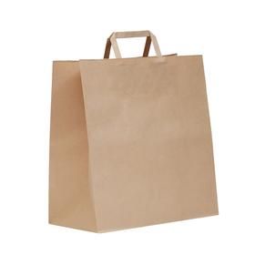 Green Choice Flat Handle Kraft Paper Bag - Medium (250)