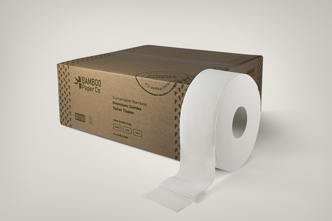 Bamboo Premium Jumbo Toilet Tissue 2ply 320m x 8 rolls