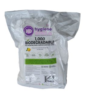 Biodegradable Gym Wipes 1000 sheets x 3 Rolls