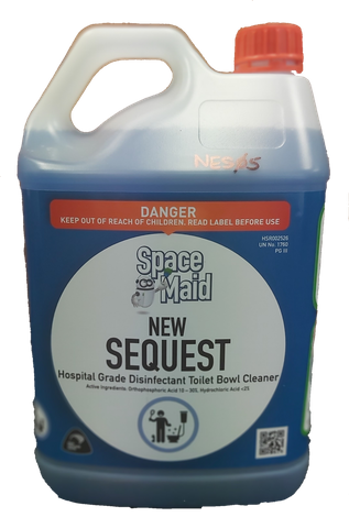 Space New Sequest Toilet Bowl Cleaner 5lt UN1760 C:8 PG:3