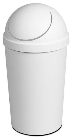 Sterilite Swing Top TIdy Round White 11.4ltr White