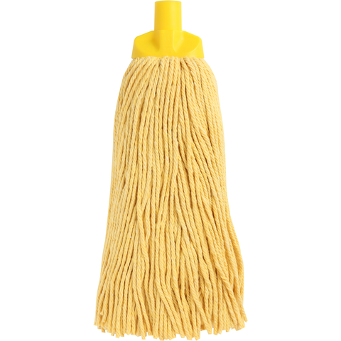 HD 400gm Cotton Mop Cut End - Yellow