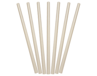 Paper Jumbo Straw | 3 ply | White 235MM L x 10mm W (9mm) (x250)