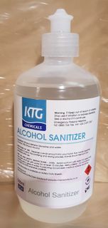 HD Alcohol Hand Sanitiser Gel - 500ML Squeeze Bot DG UN1170 C:3 PG:2