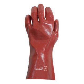 Bastion PVC Red Gloves (27cm) - X-Large (Pair)