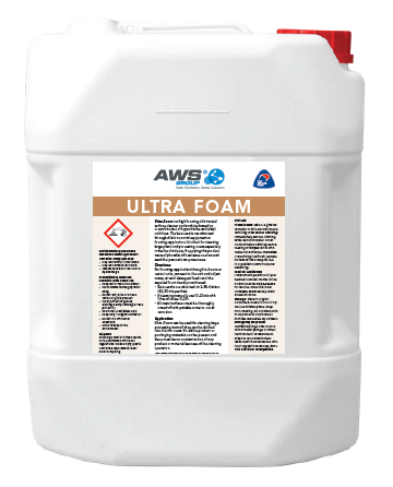 Ultra Foam Chlorinated Cleaner Sanitiser 20ltr