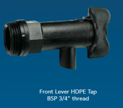 Black Front Lever Tap for 20L Containers