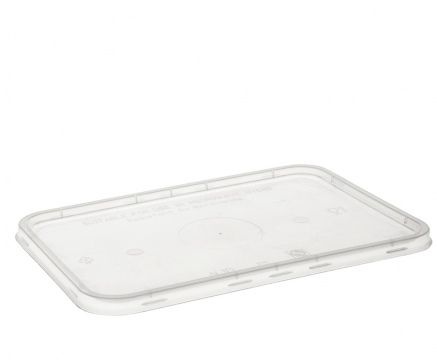 PP Lid for Clear Rectangle Containers - 500