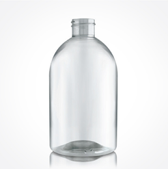 500ml Clear Bottle to fit 2ml Pump