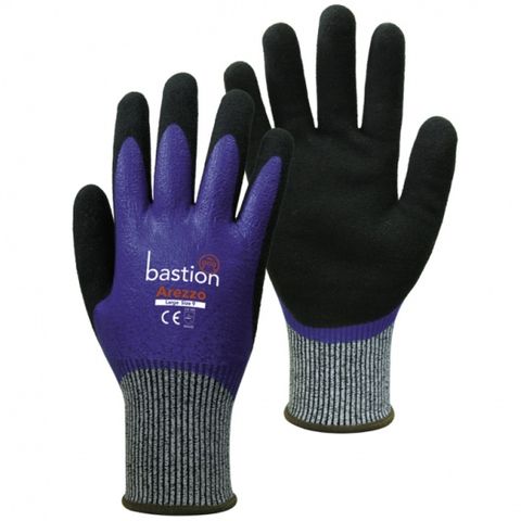 Bastion Arezzo Cut 5 Hppe Glove - Blue - X-Large (1 pair)