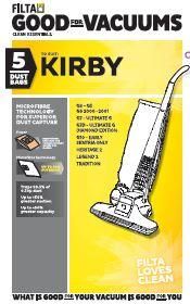 Kirby Vacuum Bags G4G5G6G7 - 5 pack