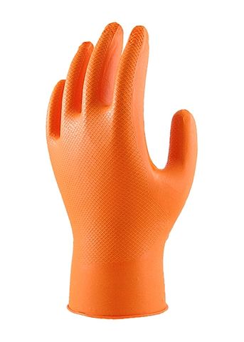 Grippaz Gloves Orange Medium - 50 per box