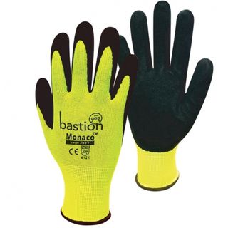 Bastion Monaco™ High Viz Yellow Polyester Gloves - X-Large (Pair)