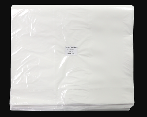 60Ltr White Rubbish Bag (630x900mm) 30Mu x 50pk