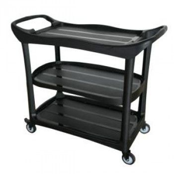 Premium Dining Housekeeping Trolley - Black