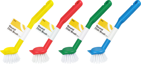 Pot Scrubber Dishwashing Brush (assorted colours)