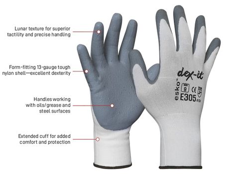 Esko Dex-it Nitrile Glove Medium x 1pr