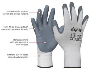 Esko Dex-it Nitrile Glove Large x 1pr