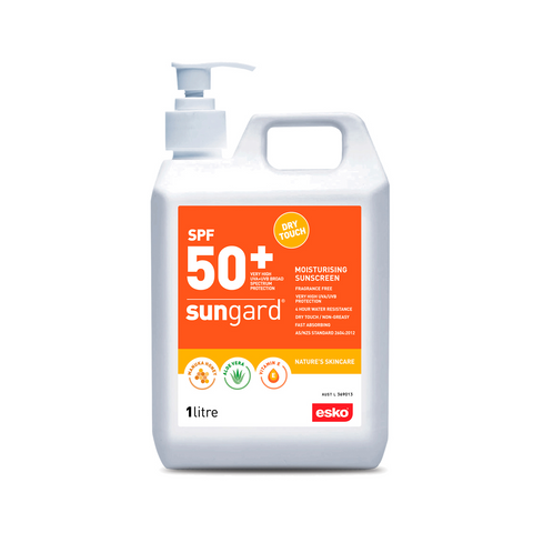 SunGard® SPF 50+ Sunscreen (Manuka Honey, Aloe Vera & Vitamin E) Pump Bottle 1L
