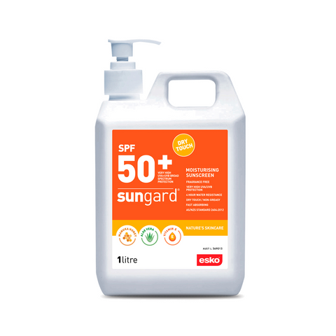 SunGard® SPF 50+ Sunscreen with Aloe Vera & Vitamin E, 1L pump bottle