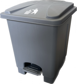 15Ltr Heavy Duty Pedal Bin - Grey