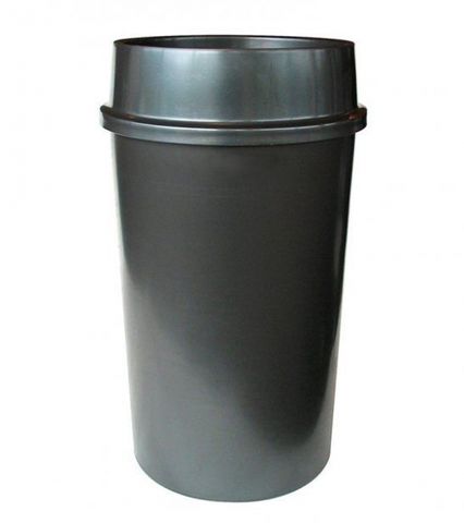 60 Litre Maxi Tilt-Top Bin w/ Sing Lid - Titanium Grey