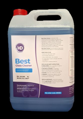 HD Best Glass Cleaner 5ltr (concentrate)