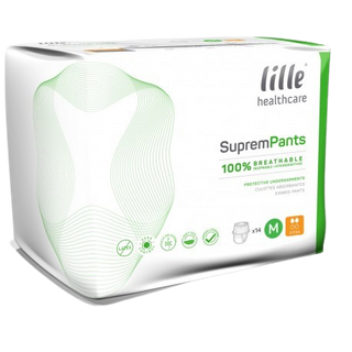 Suprem Disposable Continence Pants, Extra, Medium x pk14