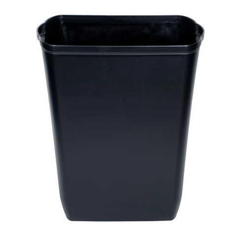 Waste Paper Bin Base (Open Top) 23ltr BLACK