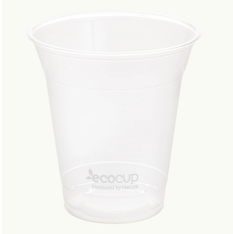 360ml Clear/White PLA Eco-Cup (96mm). 50 Per Sleeve