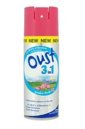 OUST 3 IN 1 GARDEN FRESH 325G DG UN:1950 C:2.1 PG:3