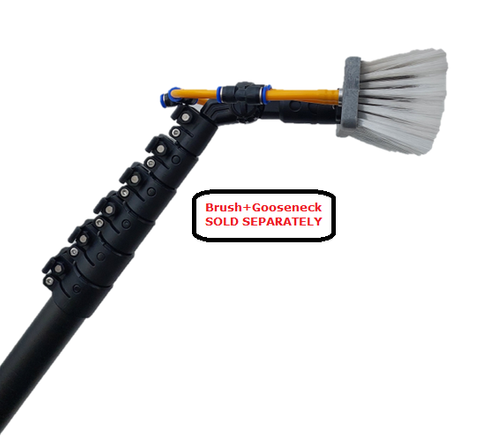 HyGenie Reach10 | 3mtr (3 section) 100% Fibreglass Telescopic Pole ONLY