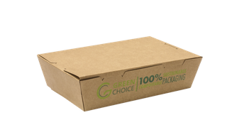Green Choice PLA Kraft Container Small - Ctn 200