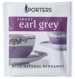 Porters Earl Grey Tea Bags (overwrapped) x 500