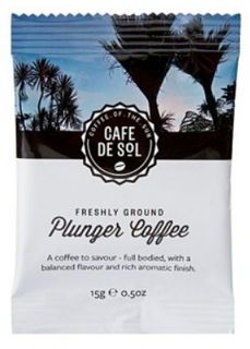 Caf&eacute; De Sol Plunger Coffee 15gm Sachets x 100