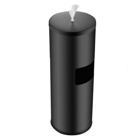 HygieneNix Gym Wipe Dispenser, Black