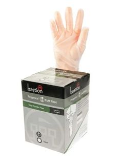 Progenics Vinyl P/F Clear Gloves Large