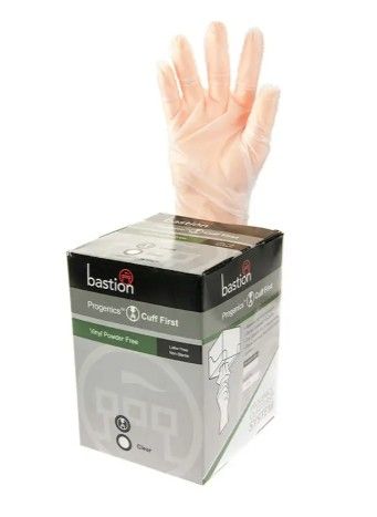 Progenics Vinyl P/F Clear Gloves Medium