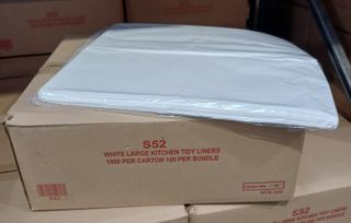 White Kitchen Tidy Liner XL 300x280x710mm - Ctn 1000