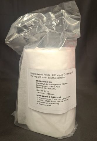 Sygnet General Purpose Anti-Bacterial Wipes Refill &ndash; 200 Wipes