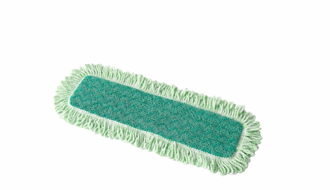 Trust NAELC - 46cm Dry Dust Mop Looped Fringe - Green