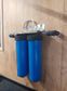 Twin 20" Whole Home Filtration System (1umPP-5umCTO)