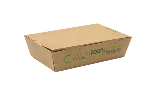 Green Choice PLA Kraft Container Medium - Ctn 200