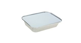 Uni-Foil Rectangle Medium Takeaway with Lid - x 125