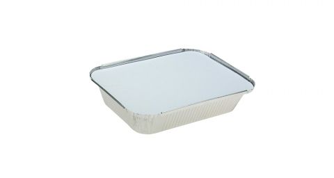 Uni-Foil Rectangle Medium Takeaway with Lid - x 125