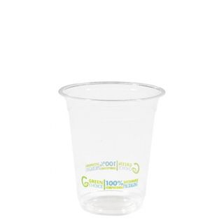 Green Choice PLA Smoothie Cup 12oz Sleeve 50