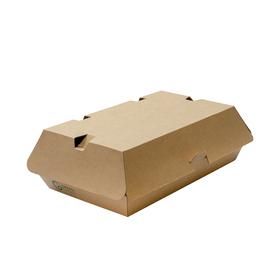 Green Choice Kraft Rectangular Clamshell - 200 per ctn