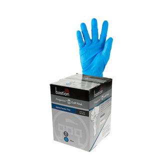 Progenics Cuff-First Blue Nitrile P/F - Large - Box 250