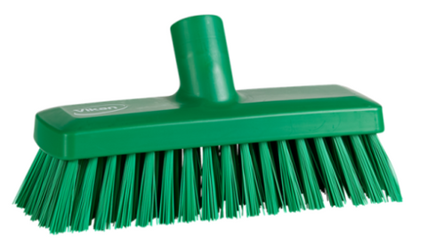 Vikan Compact Wall/Deck Scrub,225mm,Hard
