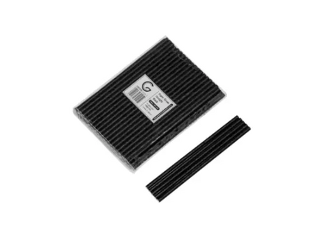 Straight Black Straw (5mmx140mm), 1000 per pack